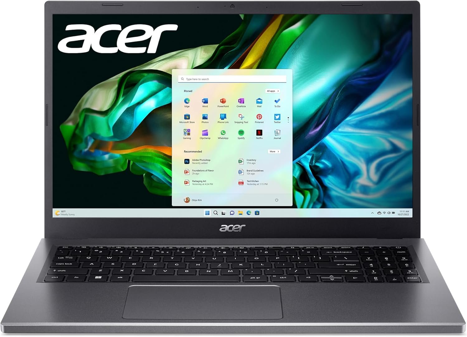 Acer Aspire 5 15 Slim Laptop | 15.6" FHD 1920x1080 IPS Touch | Intel Core i5-13420H | Intel UHD Grap