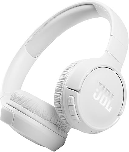 JBL Tune 510BT - Bluetooth headphones with up to 40 hours battery, microphone for call, foldable and