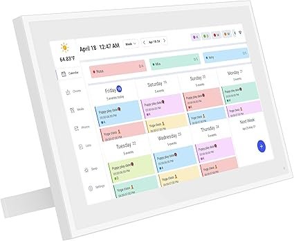Digital Calendar, 10.1inch Smart WiFi Digital Calendar&Chore Chart, 1920 * 1080 IPS Touch Screen HD 