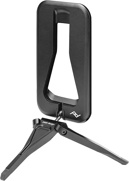 Peak Design Mobile Tripod, Black, Compact Design, Portable and Pocket Friendly, MagSafe Compatible, 