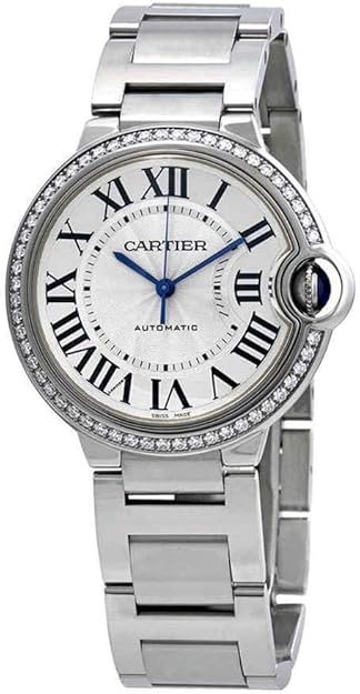 Cartier Ballon Bleu Automatic Diamond Ladies Watch W4BB0017