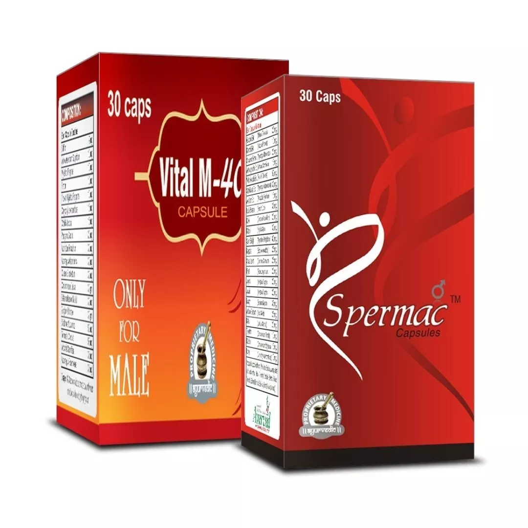 Herbal Capsules for Semen Volume, Sperm Count, and Male Fertility Boost, Spermac