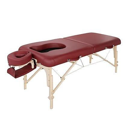 Master Massage 30'' Eva Portable Pregnancy Massage Table for Female Clients and Obese Individuals, S