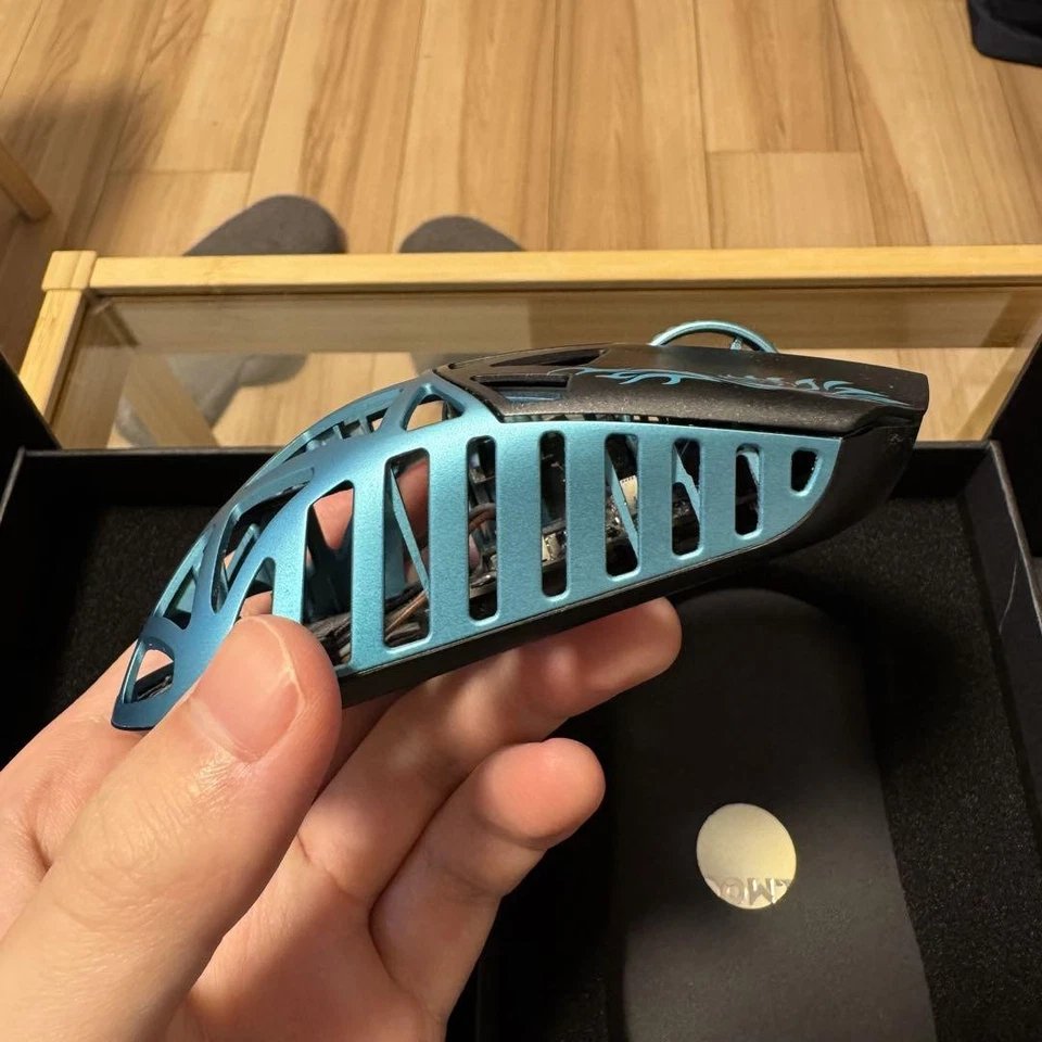 Wlmouse Beast X Wireless Gaming Mouse Blue Black Used Limited Color