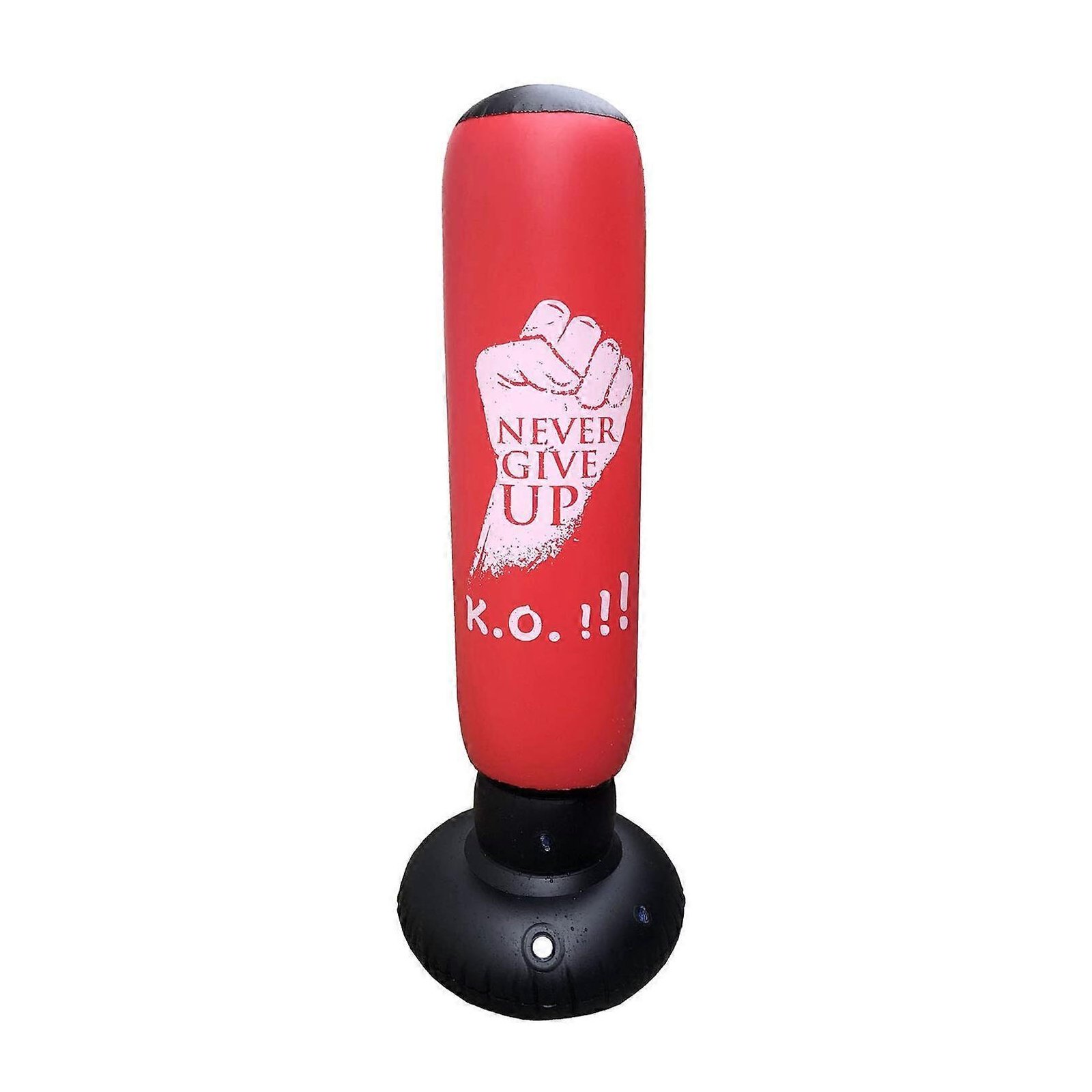 Boxing Stand Punch Bag Inflatable Target Bag for Adults and Children Red